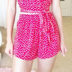 Red Polka Dot Shorts